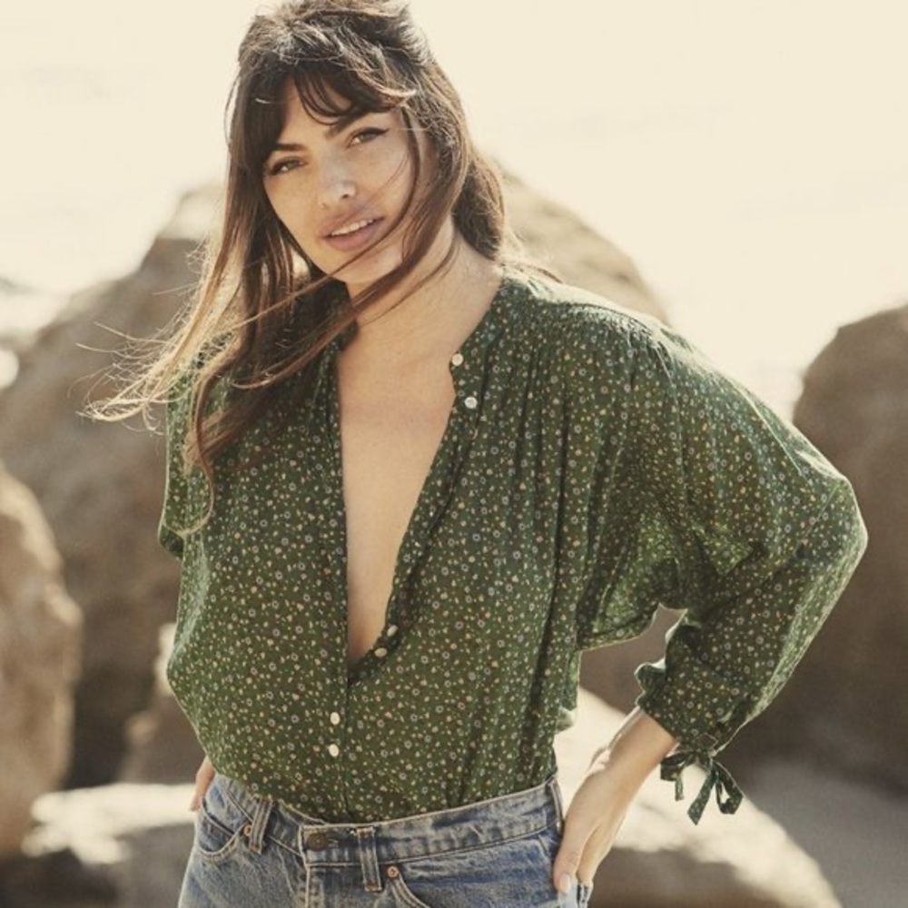 SOLD Dôen Okeefe top - Martha’s Garden size small